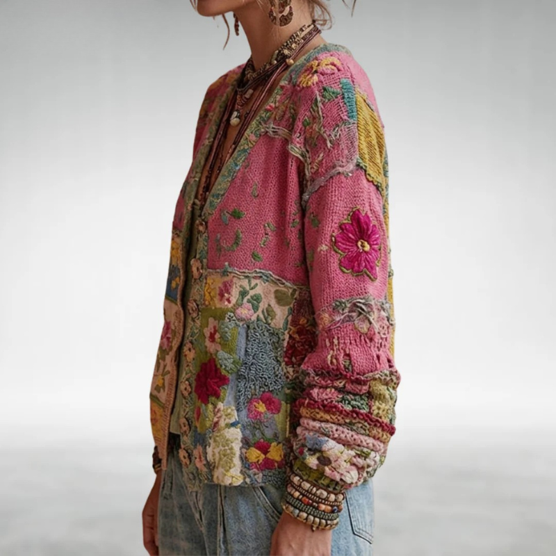 Cárdigan de punto estilo boho |Milla