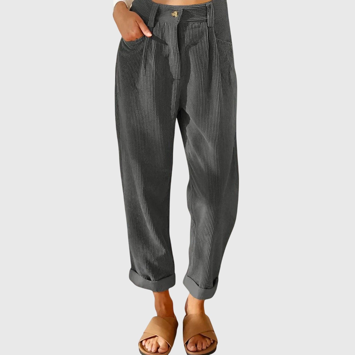 Pantalones de pana modernos