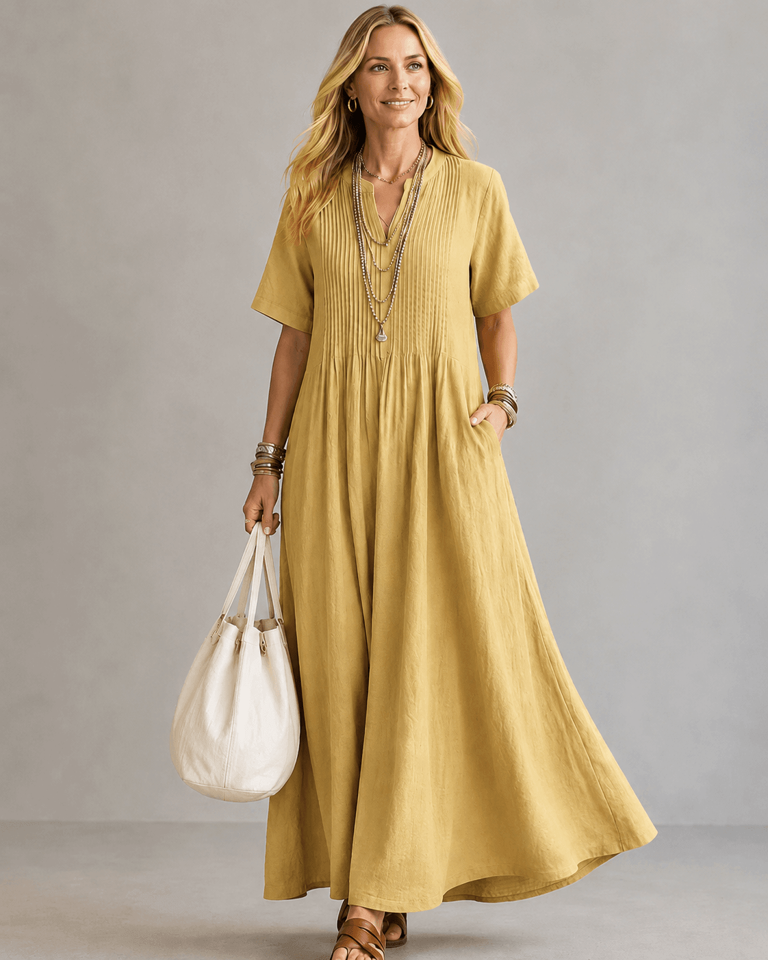 Vestido plisado