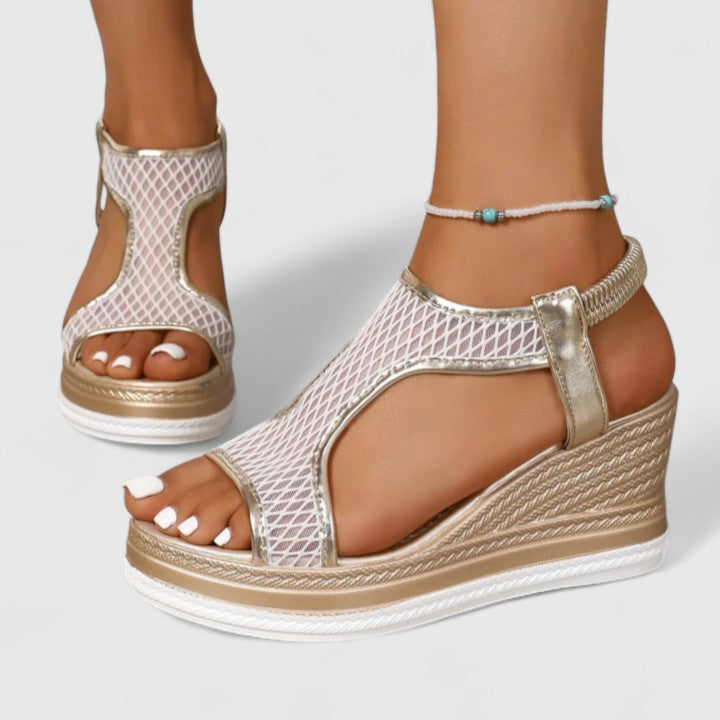 Sandalias ortopédicas de cuña