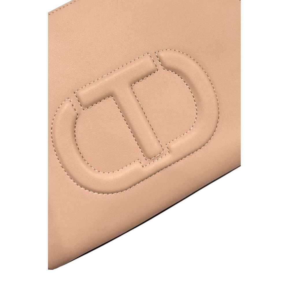 Twinset Pink PU Women Handbag