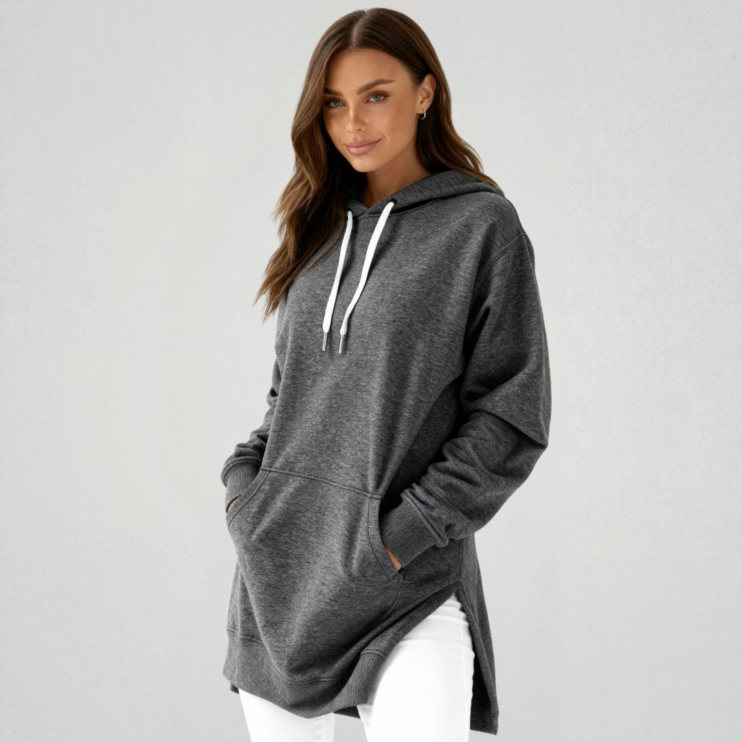 Vestido tipo sudadera oversize