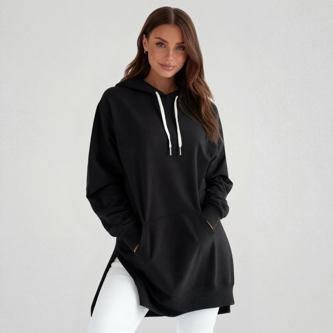 Vestido tipo sudadera oversize
