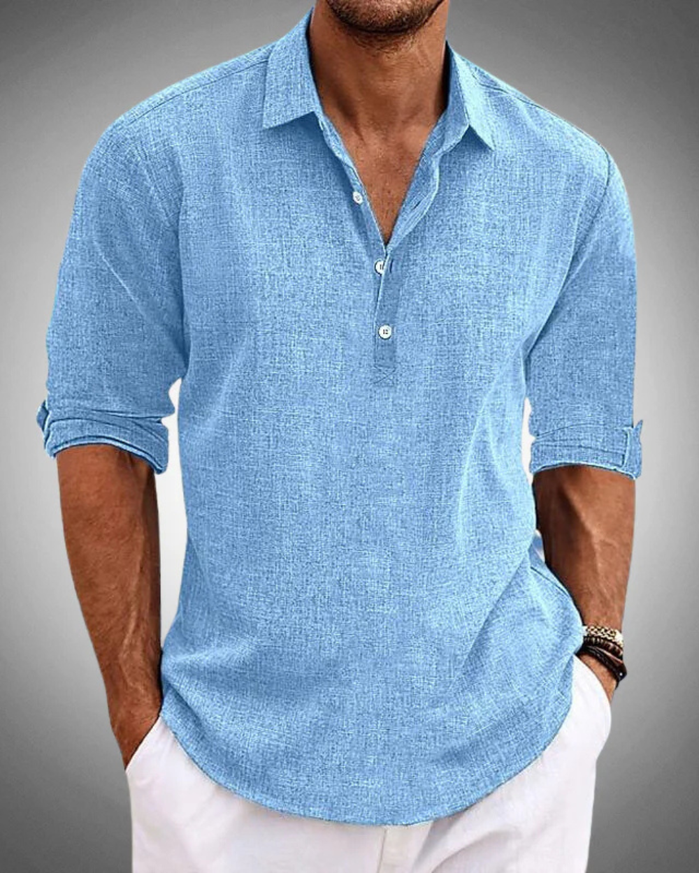 Camisa casual de lino de verano FIRENZE