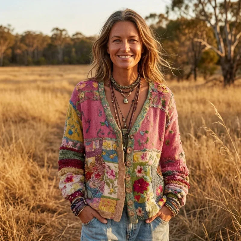 Cárdigan de punto estilo boho |Milla