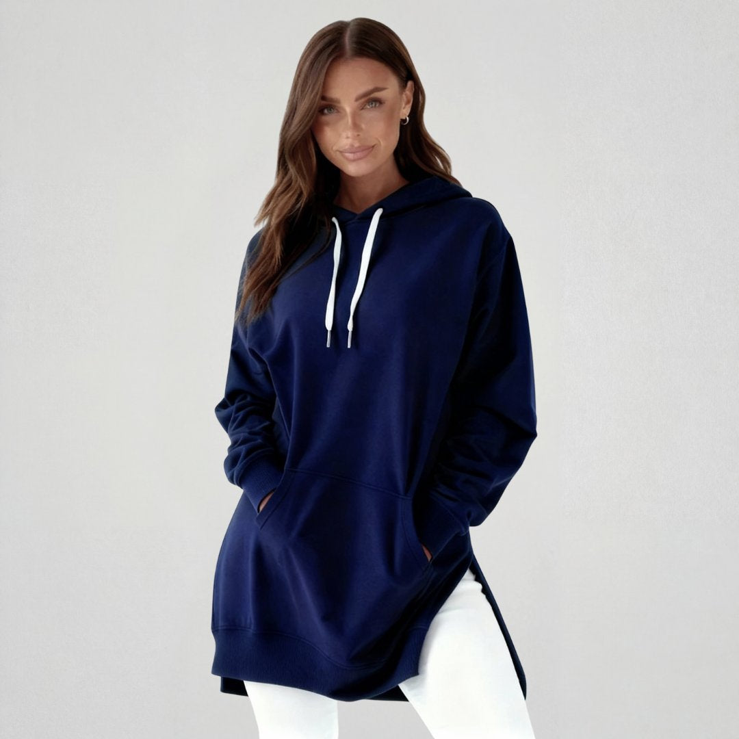 Vestido tipo sudadera oversize