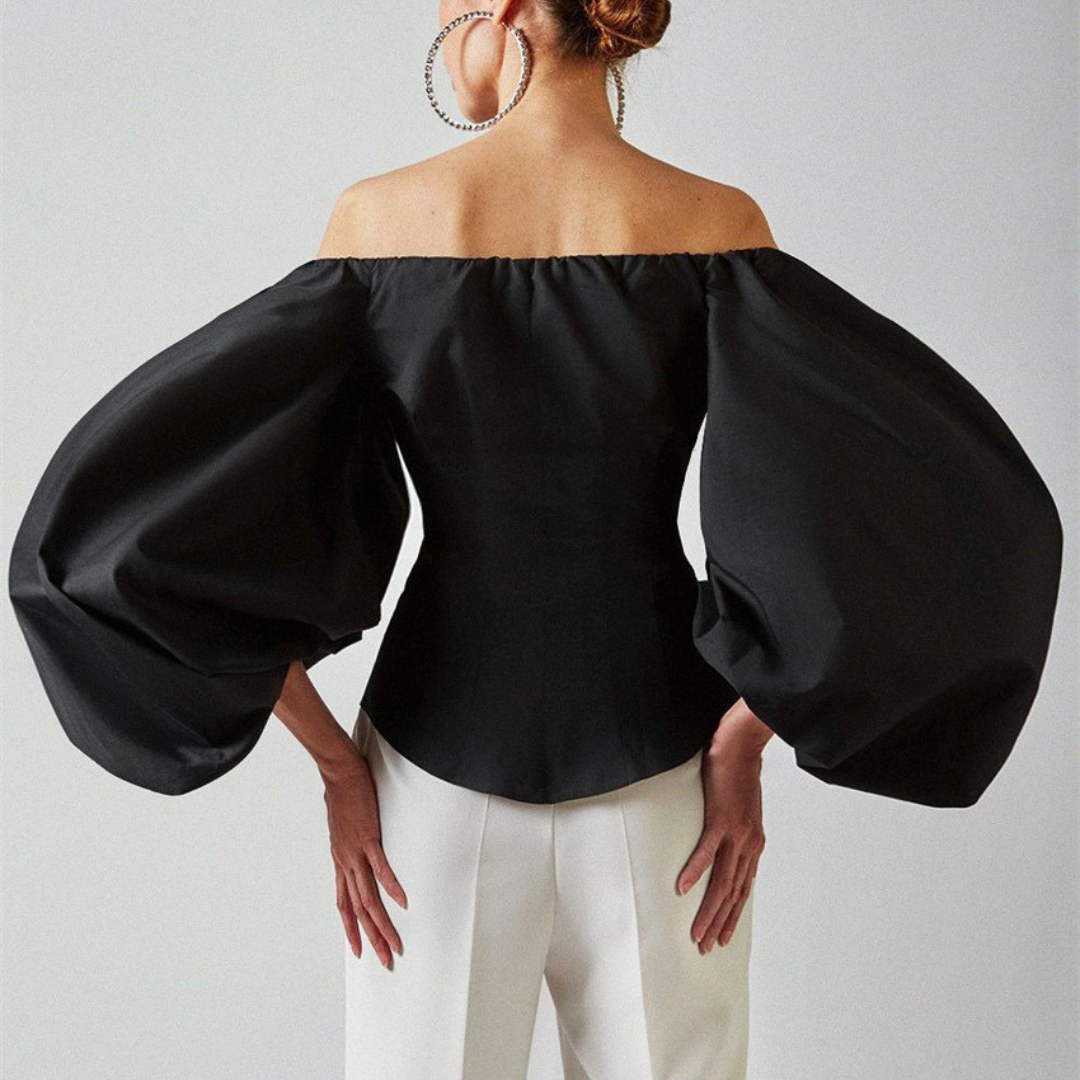 Top de algodón abotonado Loenne