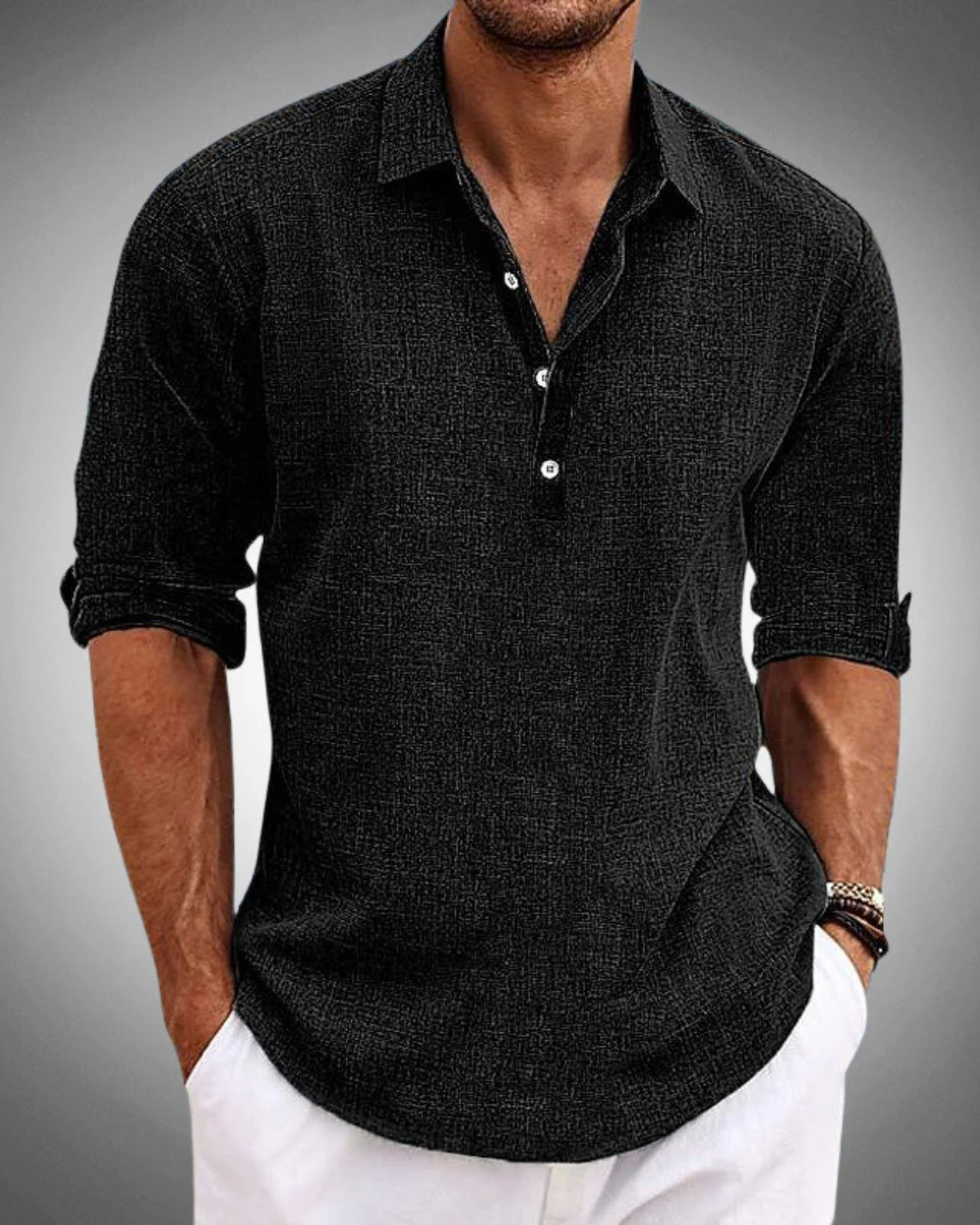 Camisa casual de lino de verano FIRENZE