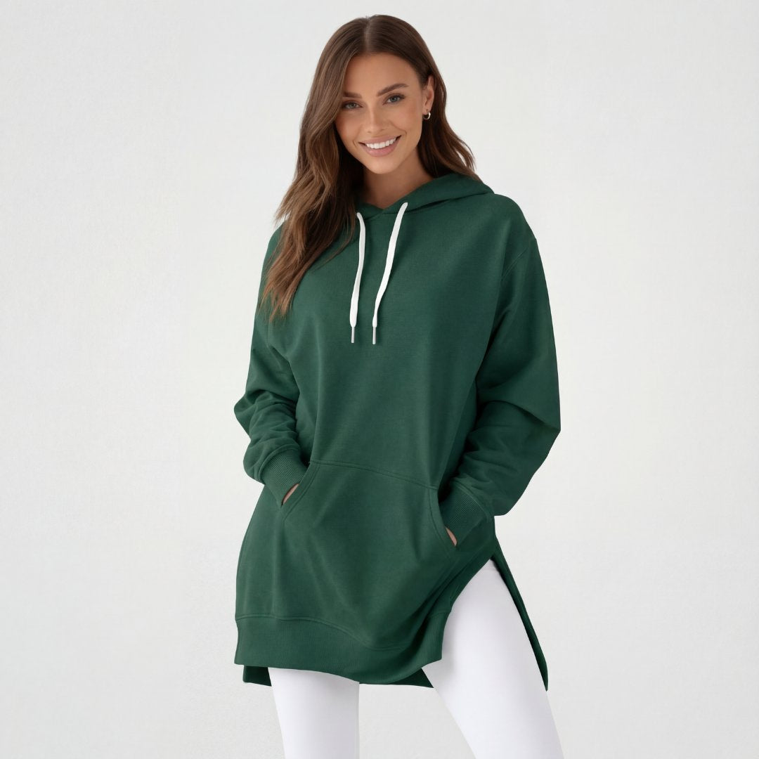 Vestido tipo sudadera oversize