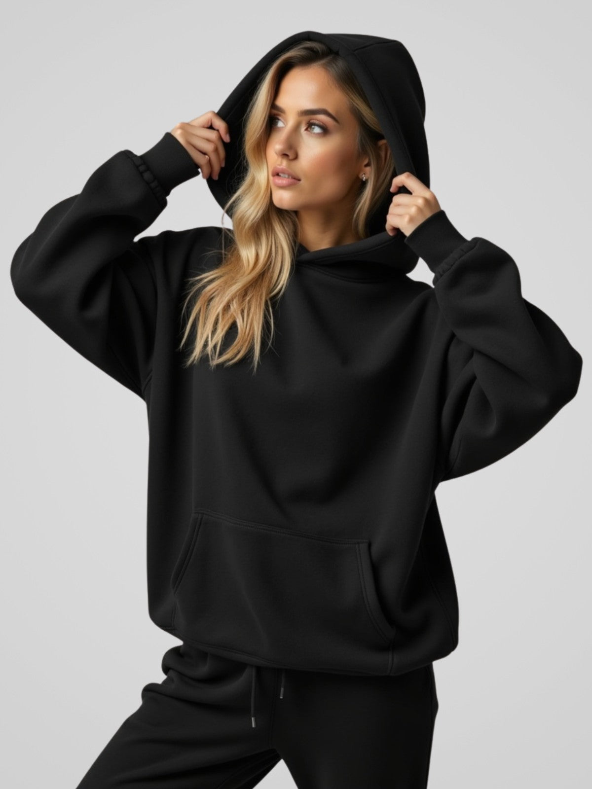 Sudadera con capucha oversize