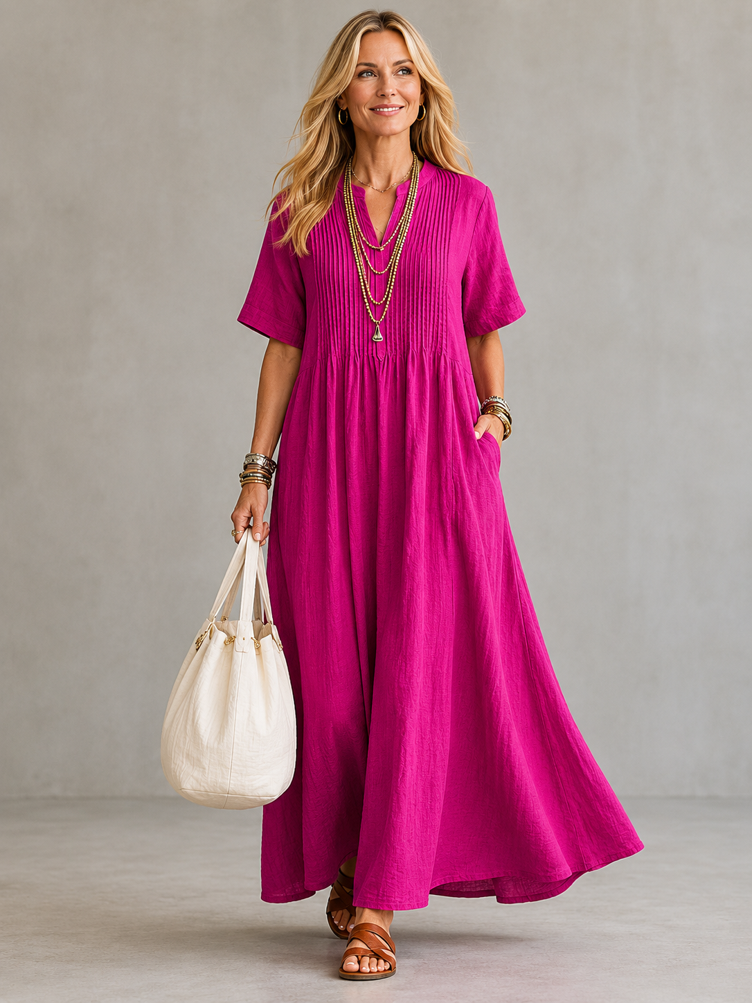 Vestido plisado