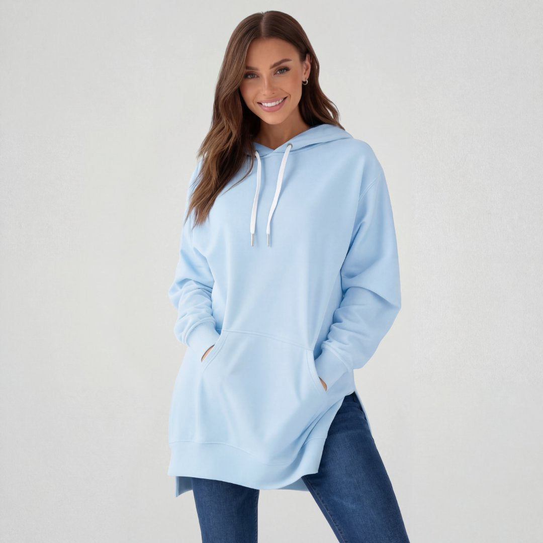 Vestido tipo sudadera oversize