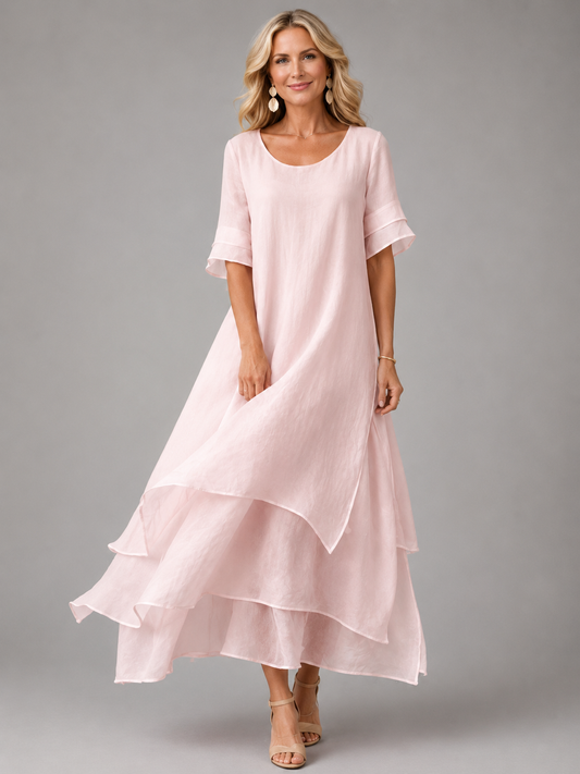 Flowing Grace Long Dress