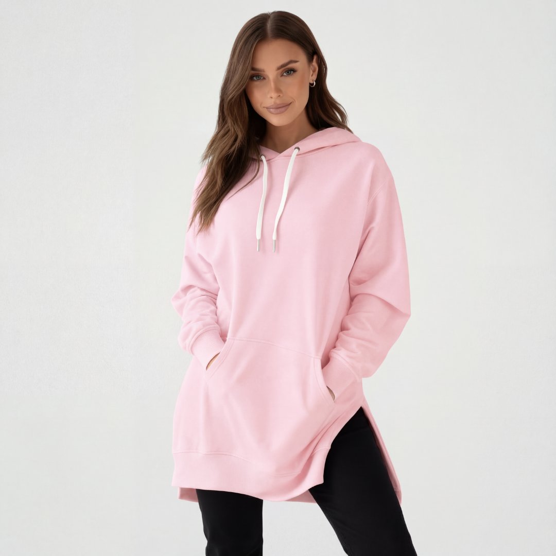 Vestido tipo sudadera oversize