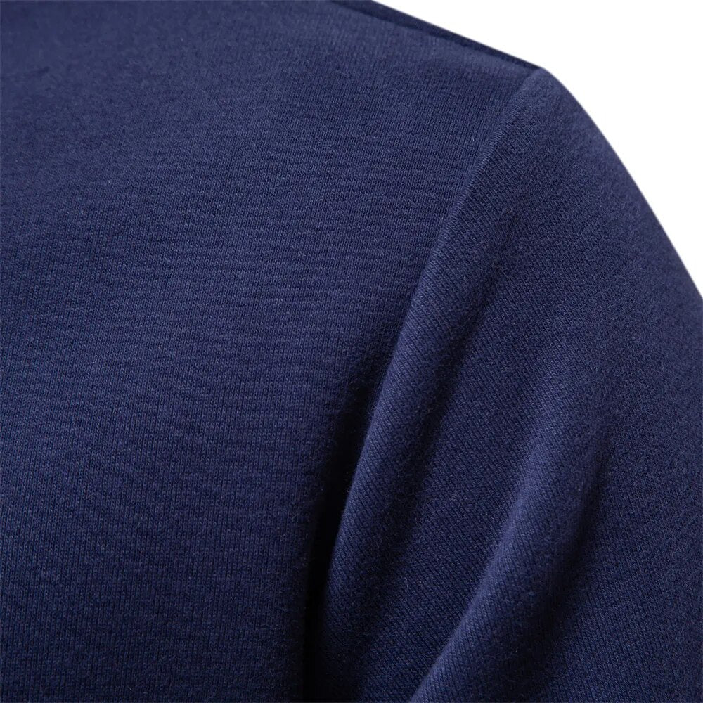 Sudadera tipo polo de estilo casual