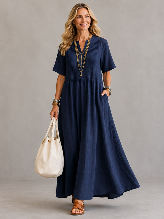 Pleated dress