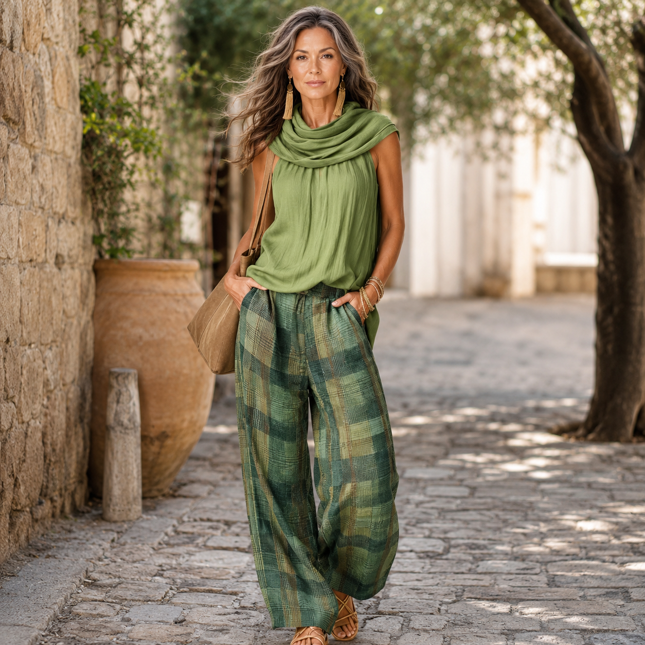 Conjunto de dos piezas de estilo relajado
