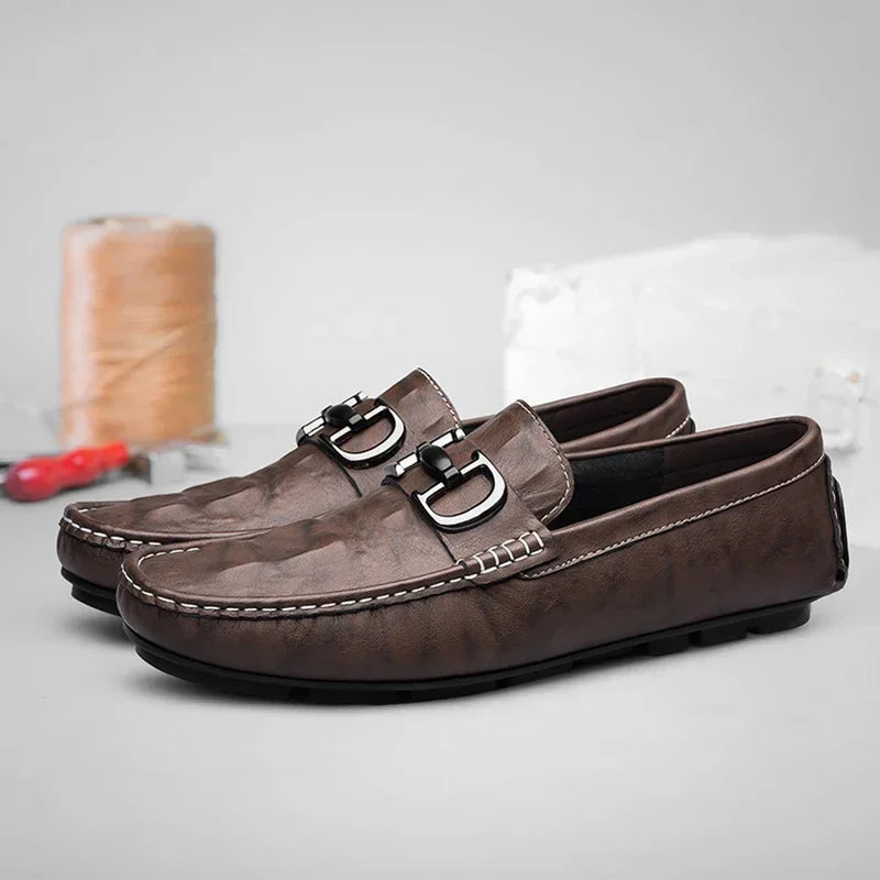 Mocasines de piel auténtica Dasio