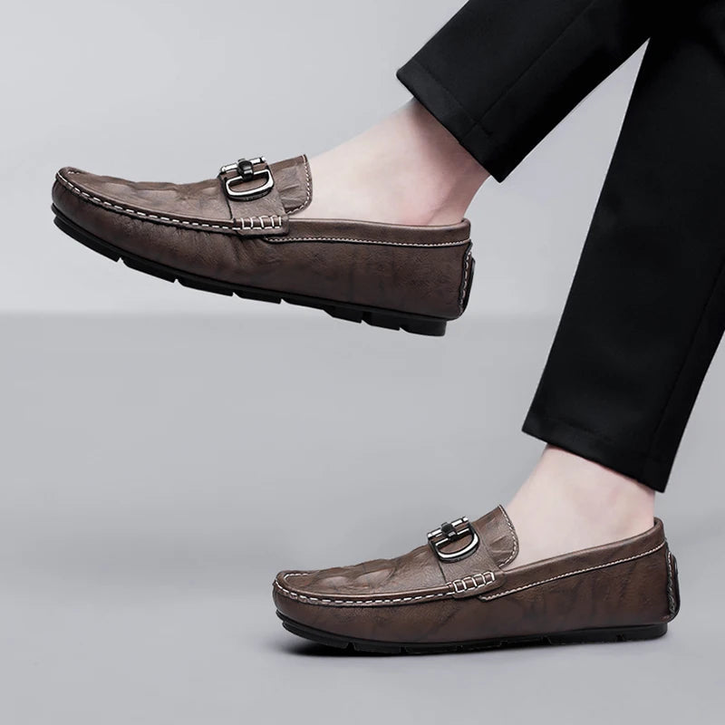 Mocasines de piel auténtica Dasio