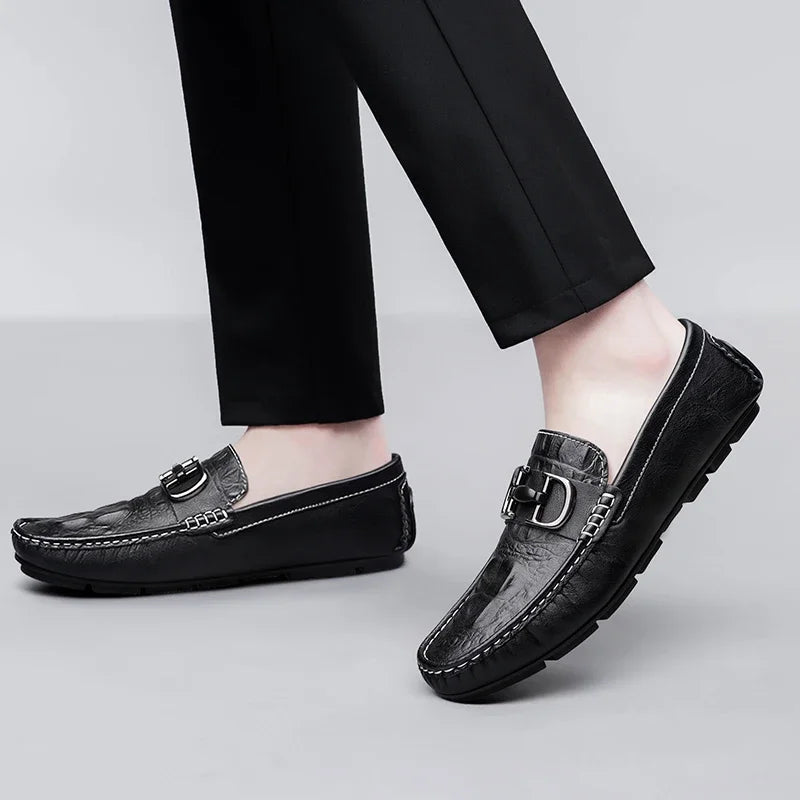Mocasines de piel auténtica Dasio