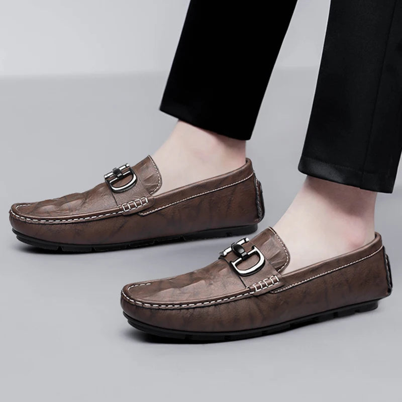 Mocasines de piel auténtica Dasio