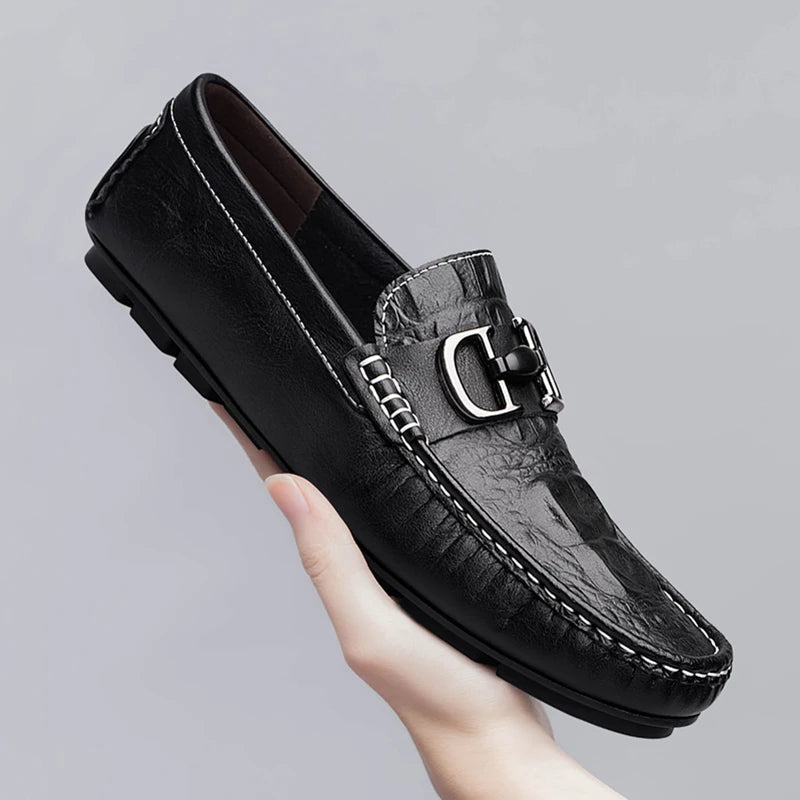 Mocasines de piel auténtica Dasio