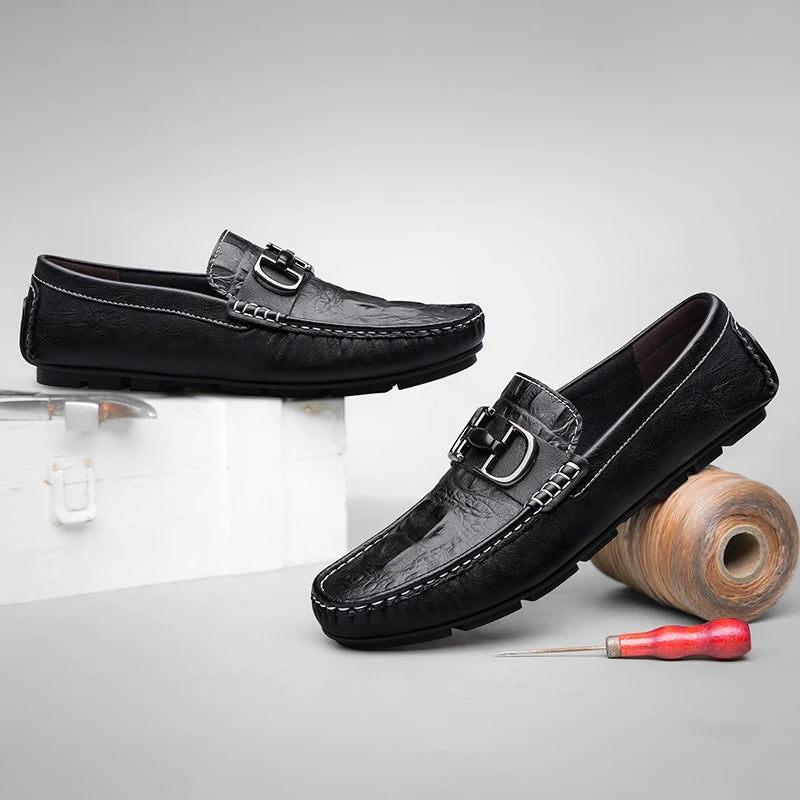Mocasines de piel auténtica Dasio