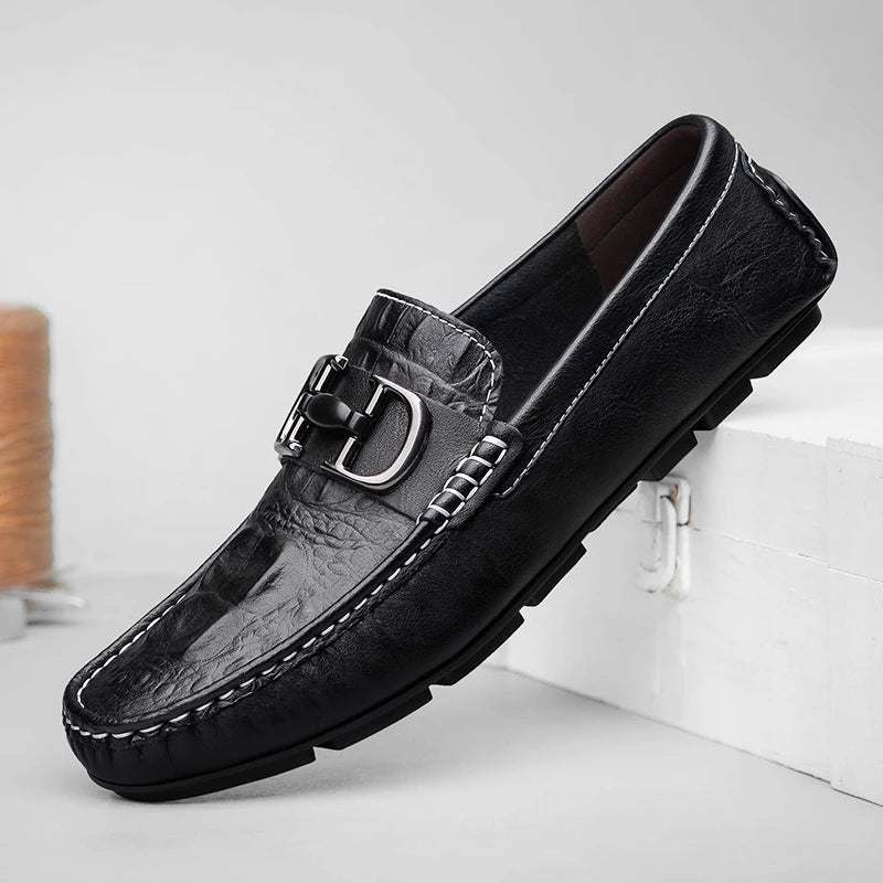 Mocasines de piel auténtica Dasio