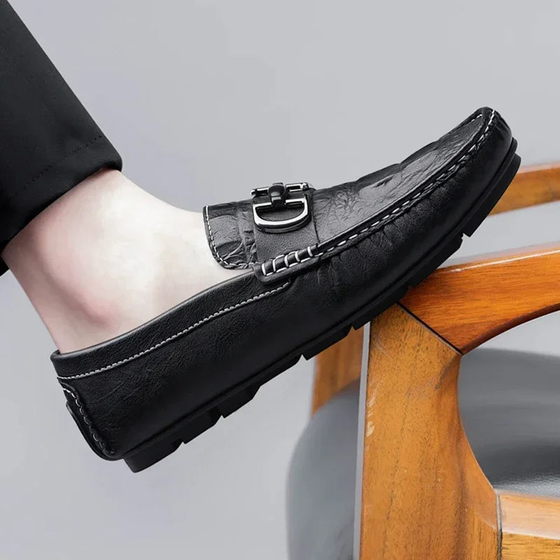 Mocasines de piel auténtica Dasio
