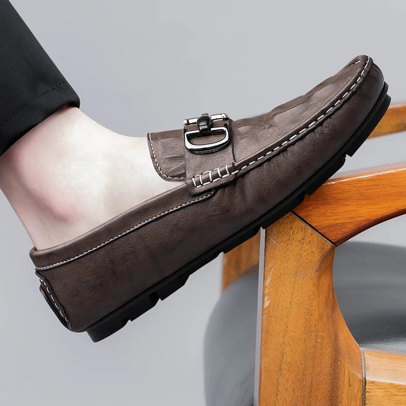 Mocasines de piel auténtica Dasio