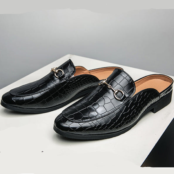 Mules de piel auténtica