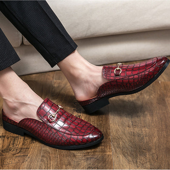 Mules de piel auténtica