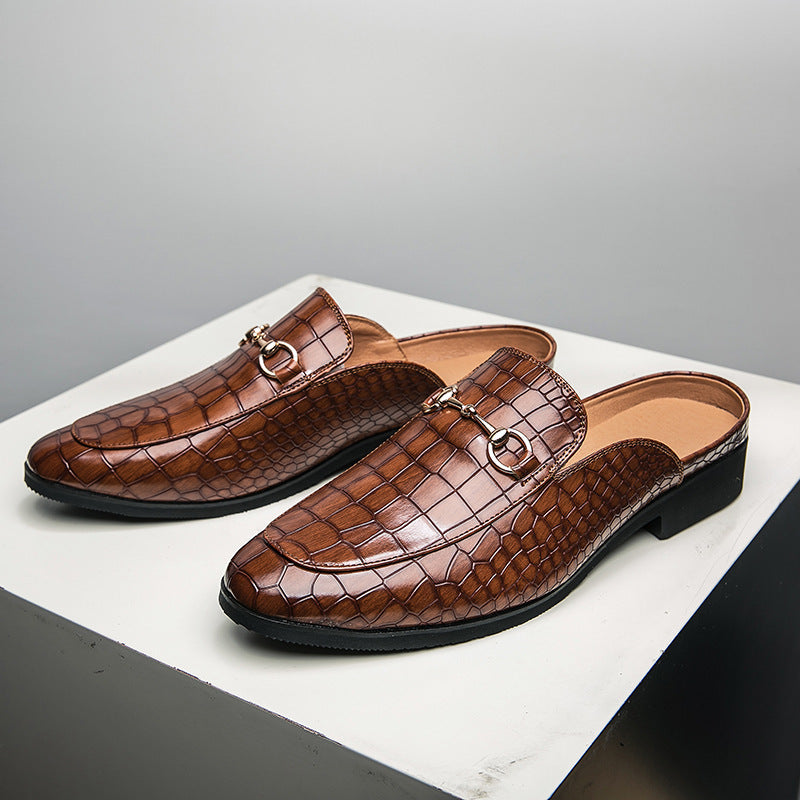 Mules de piel auténtica