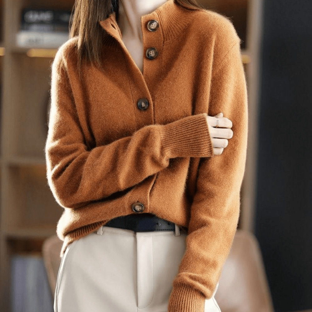 Emmeline | Women's Long Sleeve Cropped Cardigan