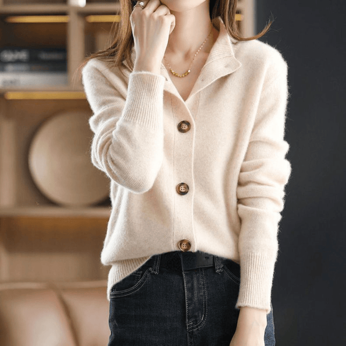Emmeline | Women's Long Sleeve Cropped Cardigan