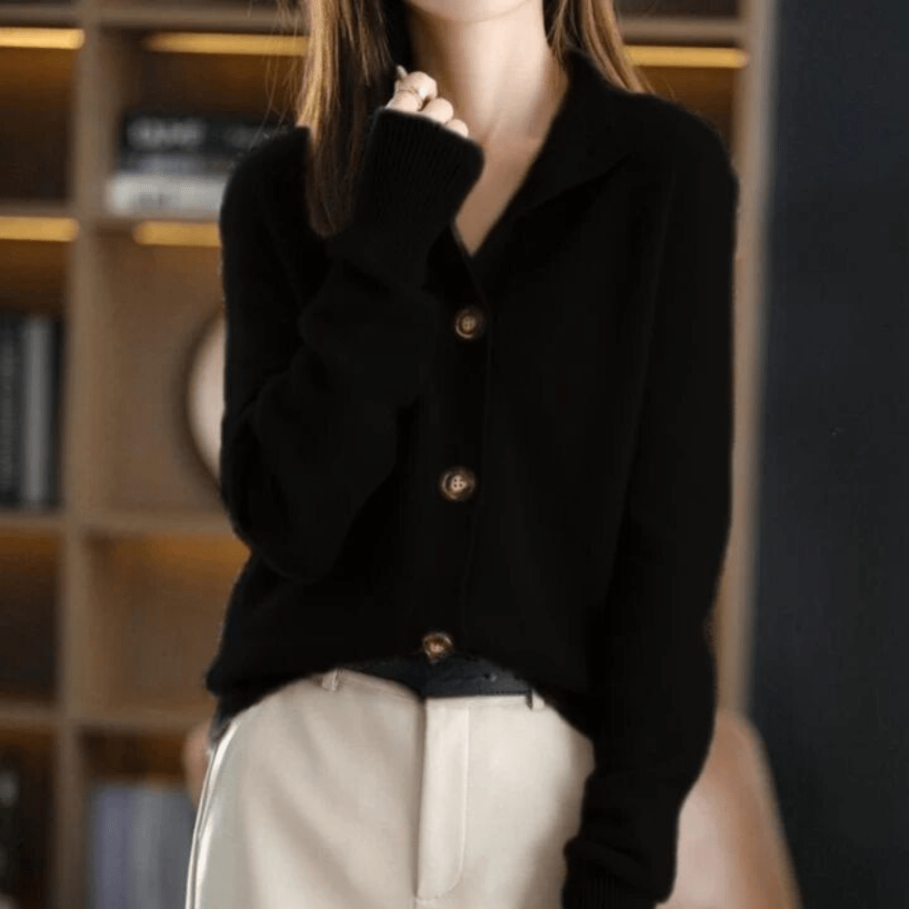 Emmeline | Women's Long Sleeve Cropped Cardigan
