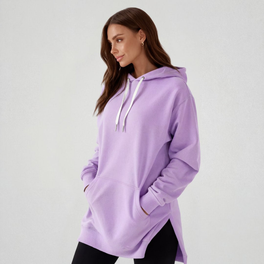 Vestido tipo sudadera oversize