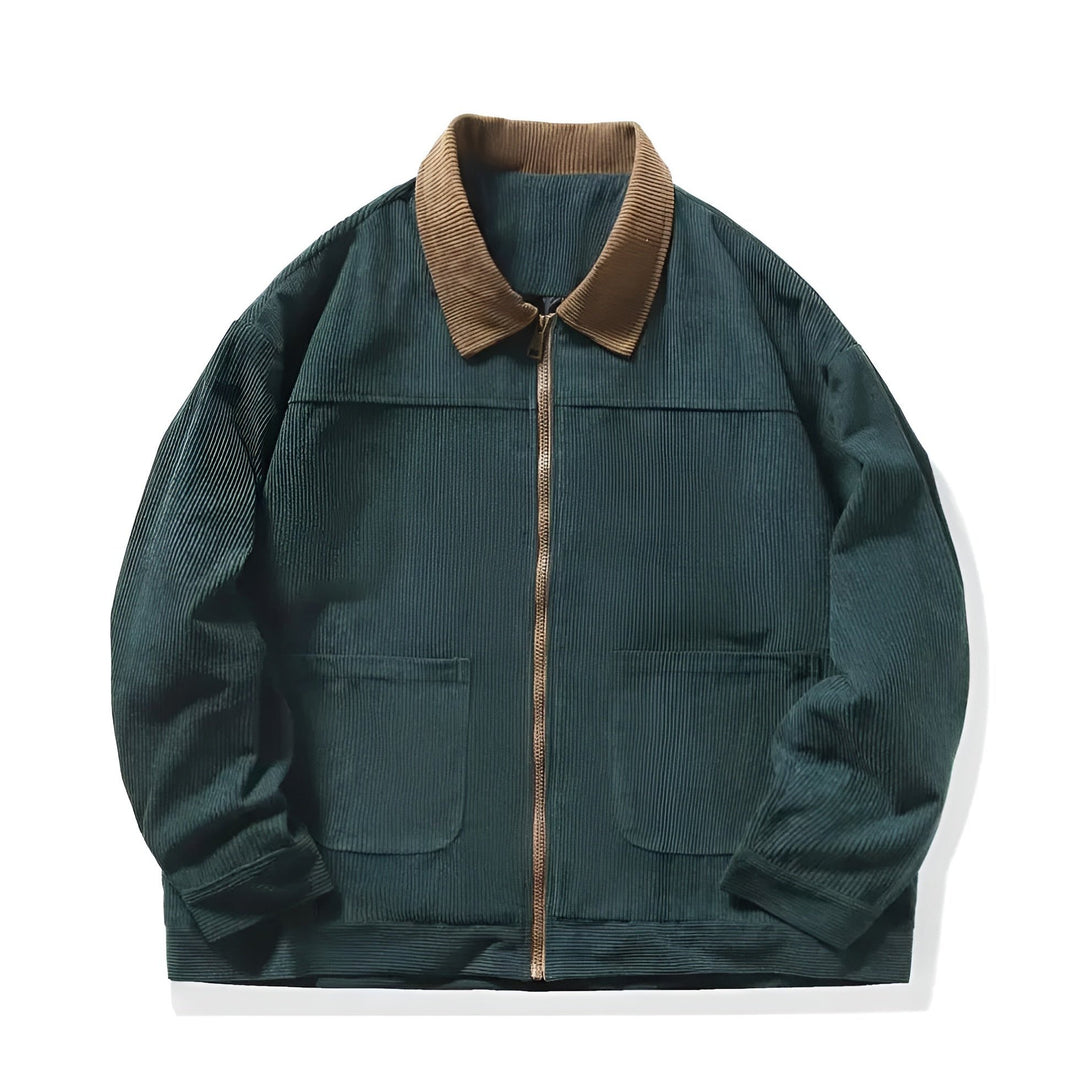 Chaqueta Montana de pana con bloques de color