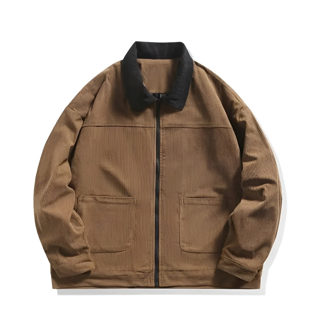 Chaqueta Montana de pana con bloques de color