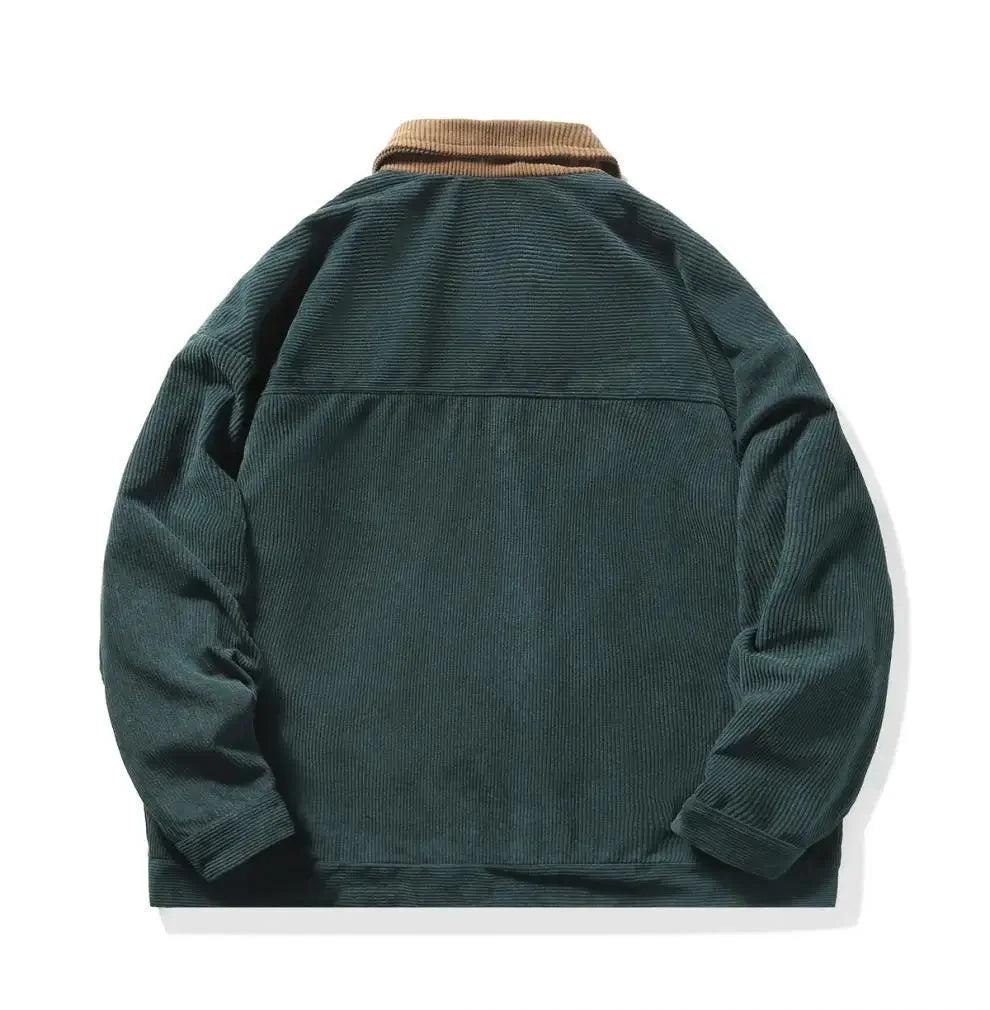 Chaqueta Montana de pana con bloques de color