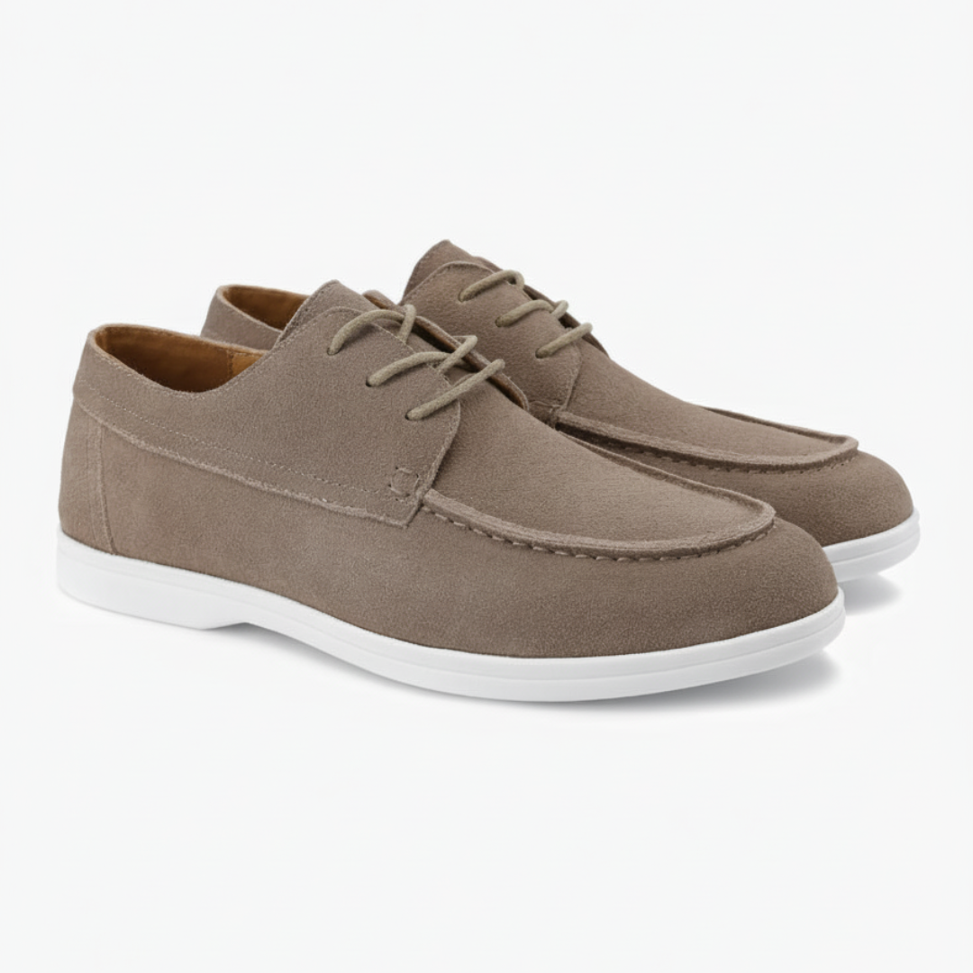 Zapatos de ante con cordones de primera calidad