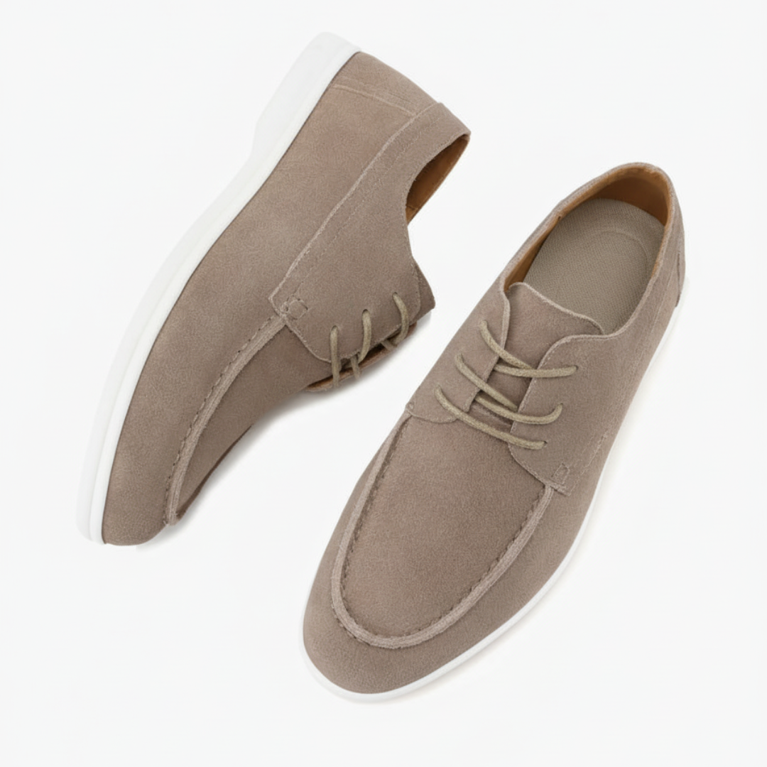 Zapatos de ante con cordones de primera calidad