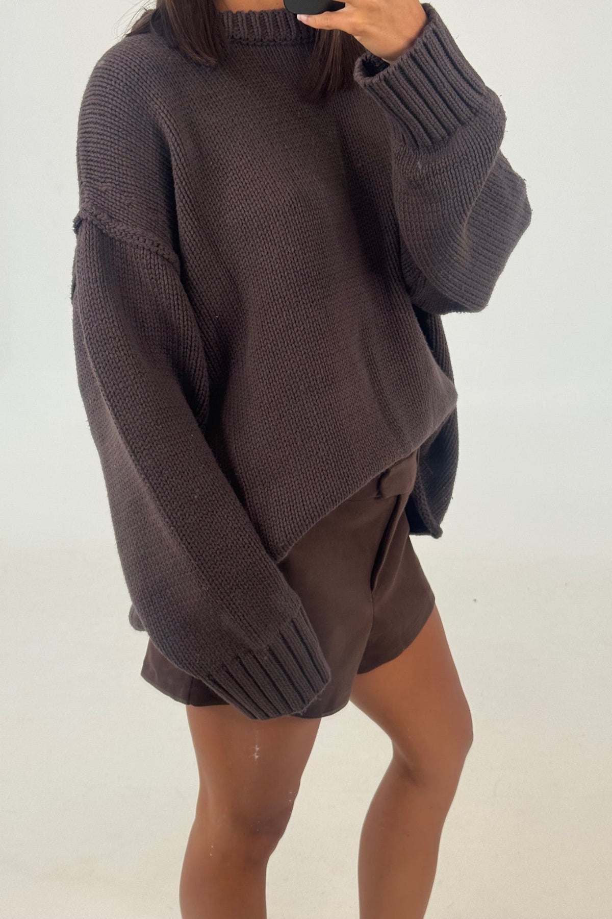 Jersey de Punto Nikova – Chocolate