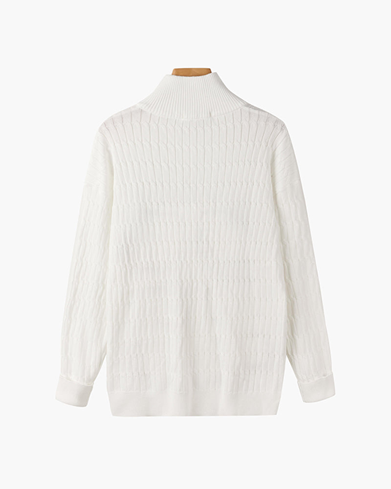 Suéter GWANGJU con media cremallera