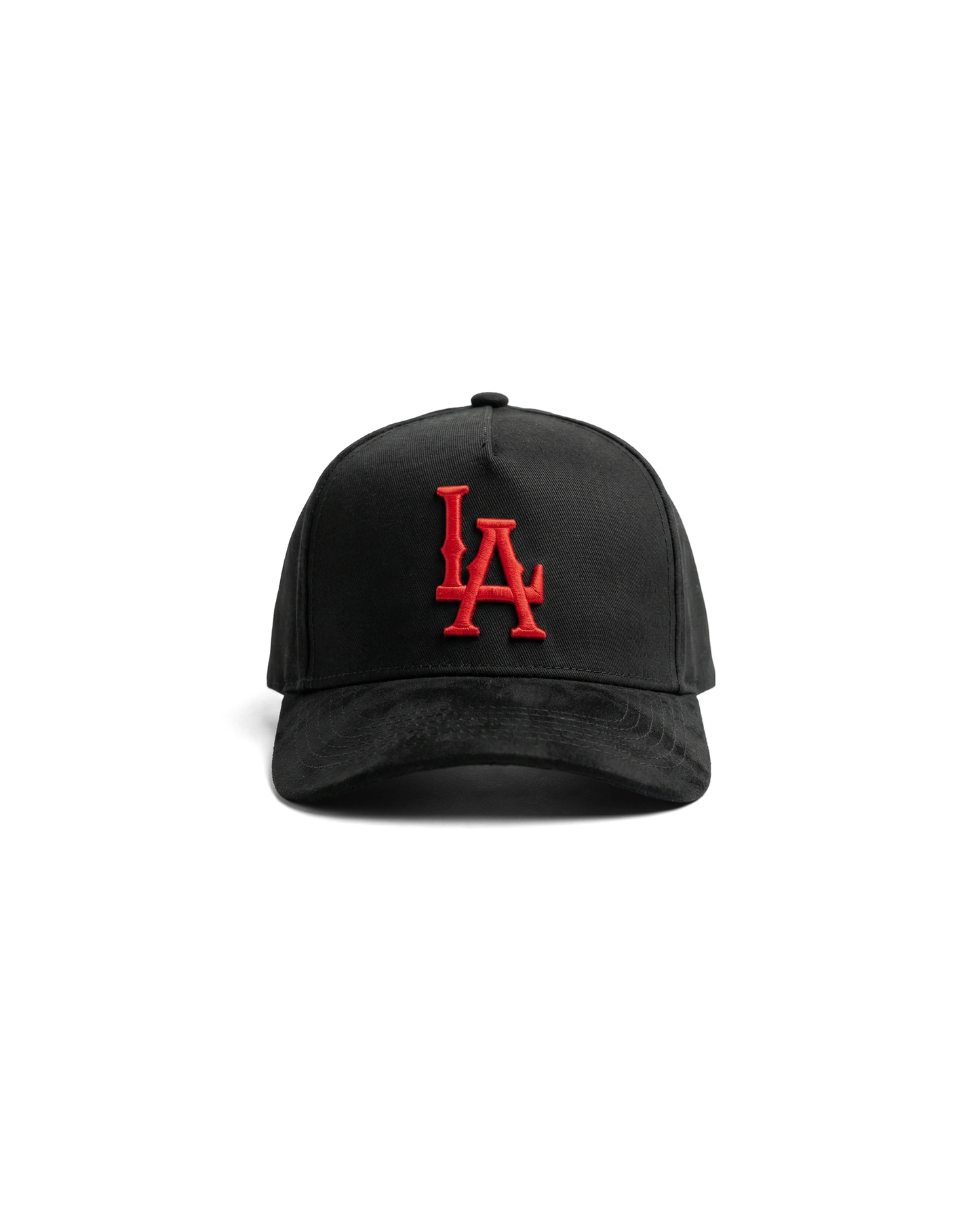 Gorra Honker Club LA, negra con logotipo rojo