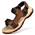 Sandalias de piel auténtica Zodio