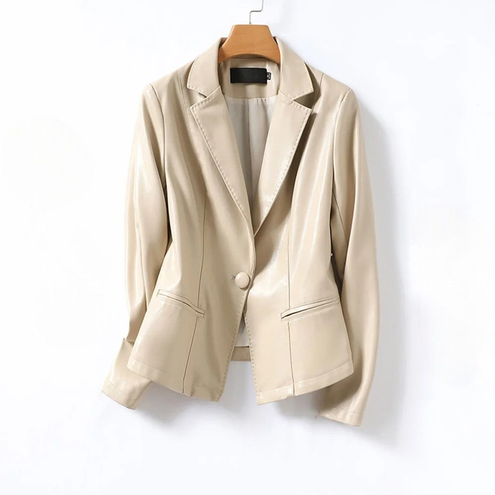 Blazer de piel de cordero Corliss
