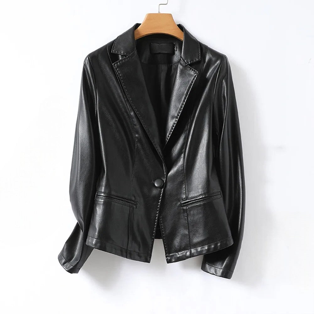 Blazer de piel de cordero Corliss