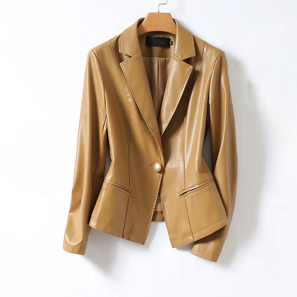 Blazer de piel de cordero Corliss