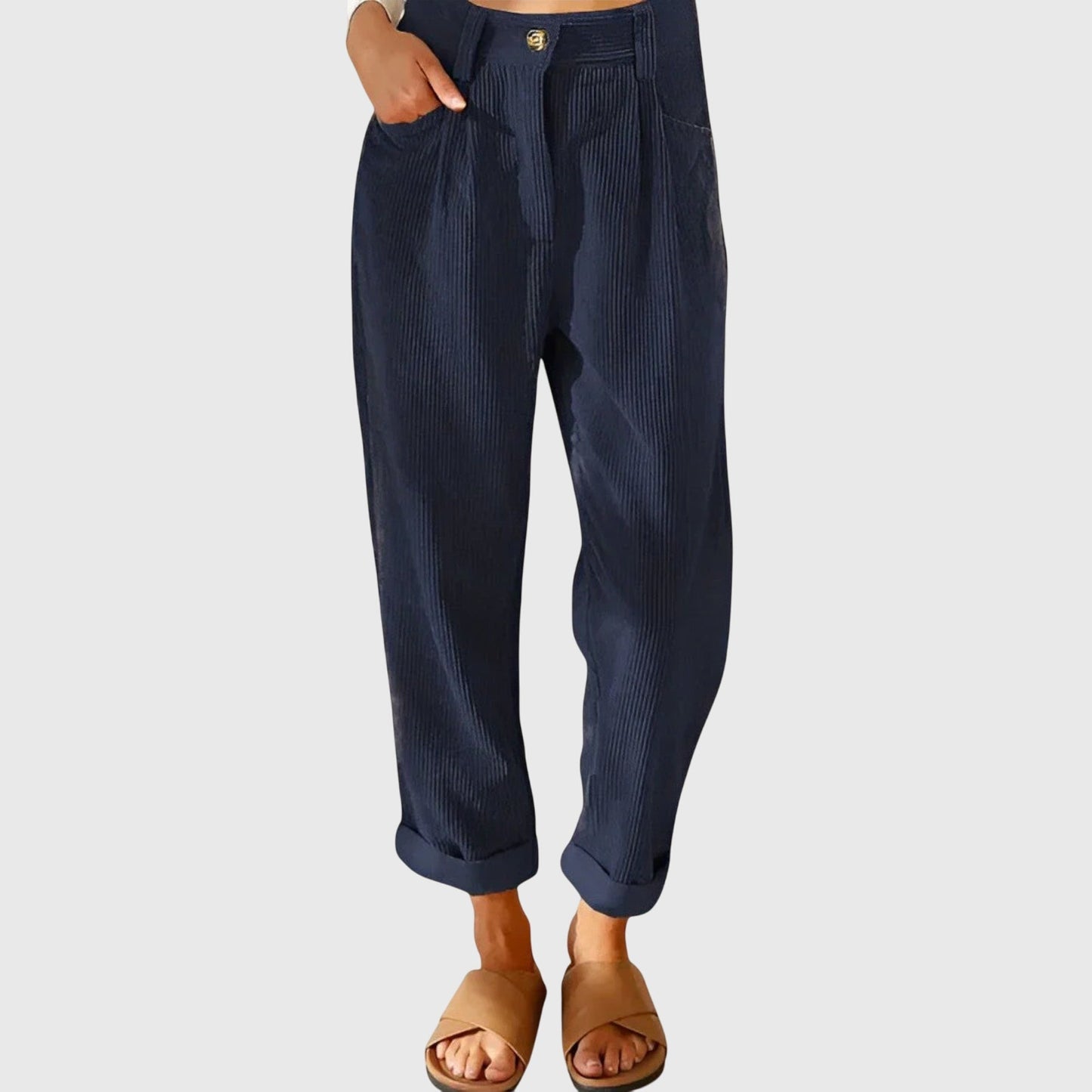 Pantalones de pana modernos